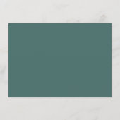 V6水彩画はChloeNick #466D69のイベントを去ります エンクロージャーカード (裏面)