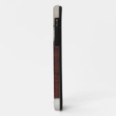 V8のクロム紋章革および木 Case-Mate iPhoneケース (裏面/左)