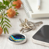 V8の紋章の芸術 キーホルダー (側面)