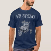 V8の速度 Tシャツ (正面)
