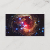 V838 Monocerotisの星(ハッブルの望遠鏡) 名刺 (裏面)