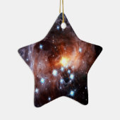 V838 Monocerotis Red Supergiant Starハッブル写真 セラミックオーナメント (右)