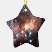 V838 Monocerotis Red Supergiant Starハッブル写真 セラミックオーナメント (左)