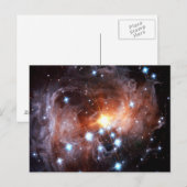 V838 Monocerotis Red Supergiant Starハッブル写真 ポストカード (正面/裏面)