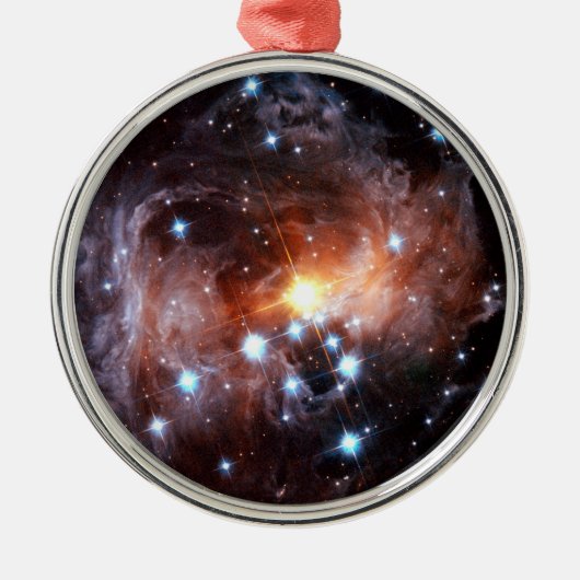 V838 Monocerotis Red Supergiant Starハッブル写真 メタルオーナメント (正面)