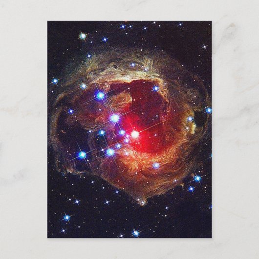 V838 Monocerotis star NASA ポストカード (正面)