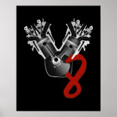 V8 Engine ポスター (正面)