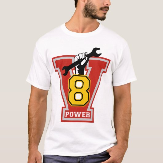 v8 power tシャツ (正面)