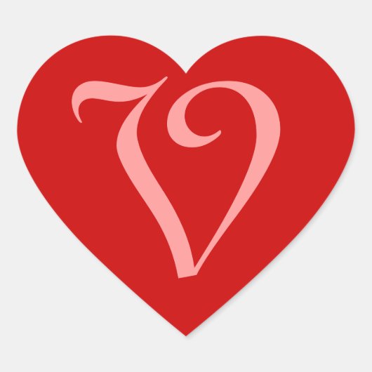 V ハートシール (正面)