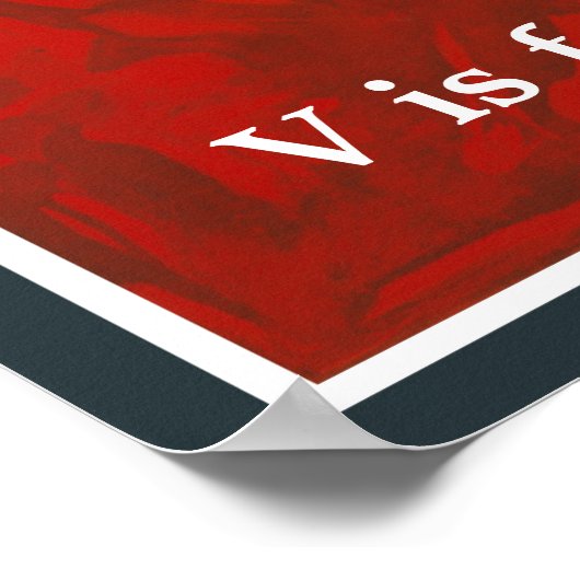 「V」 ポスター (角)