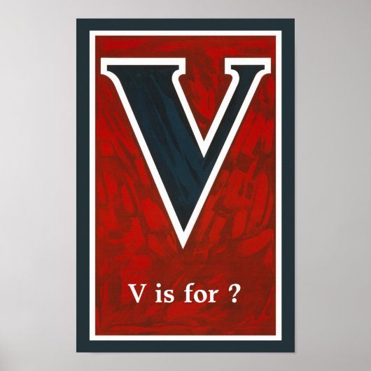 「V」 ポスター (正面)
