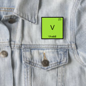 V - ヴィヴァルディ おもしろ 化学 元素 記号 Tシャツ 缶バッジ (インサイチュ)