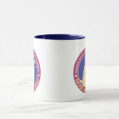 "v.2"を鼻の仕事のマグかぐ犬を愛するために得ました マグカップ (中央)