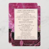 V.3グッドモーニング·デイ招待状·インスピレーション&ジョイ！ サンキューカード (正面/裏面)