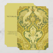 V&A ゴールドコカトゥーグリーティングカード シーズンカード (正面/裏面)
