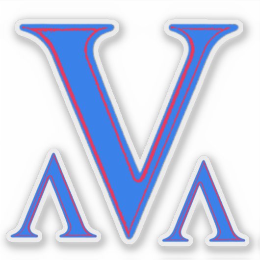 V-ANCOVER シール (正面)