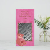 V-Day Teddy Bearフォトカード シーズンカード (スタンド正面)