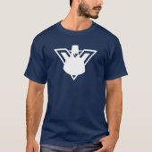 "V for Vendetta" - Minimalist and Symbolic Tシャツ (正面)