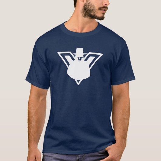 "V for Vendetta" - Minimalist and Symbolic Tシャツ (正面)