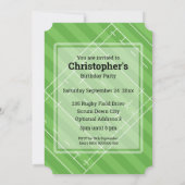 V.I.Pラグビー(RED)バースデーパーティー 招待状 (裏面)