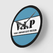 V.I.P. ラウンド壁時計 (傾斜)