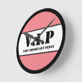 V.I.P ラウンド壁時計 (傾斜)