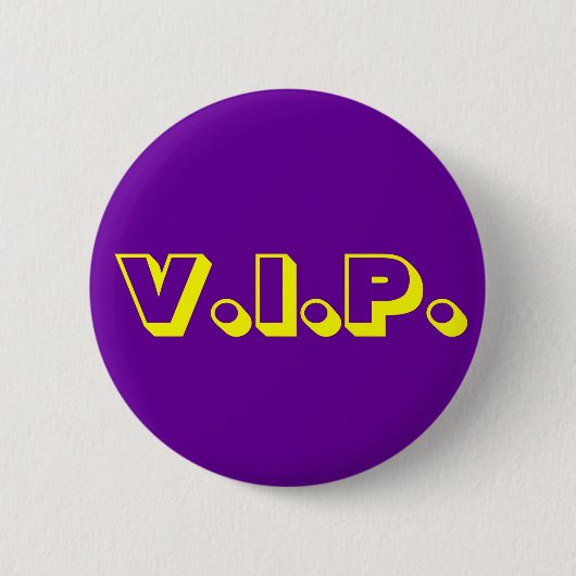 V.I.P. 缶バッジ (正面)