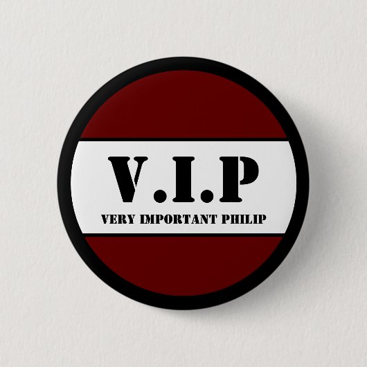 V.I.P 缶バッジ (正面)