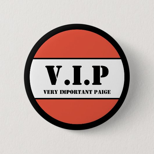 V.I.P 缶バッジ (正面)