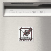 V is for Vampire Moth – GTA Style ABC Learning マグネット (インサイチュ (食洗機))