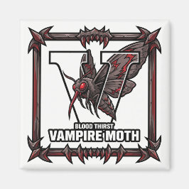 V is for Vampire Moth – GTA Style ABC Learning マグネット