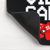 V Is For Video Games Funny Valentines Gamer Love  マウスパッド (コーナー)