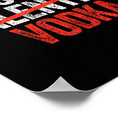 V Is For Vodka Shirt Men Women Anti Valentine's Da ポスター (角)