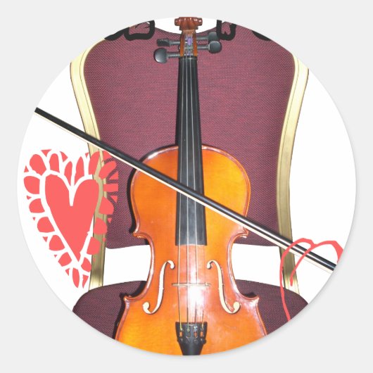 v love hakuna matata valentine ラウンドシール (正面)