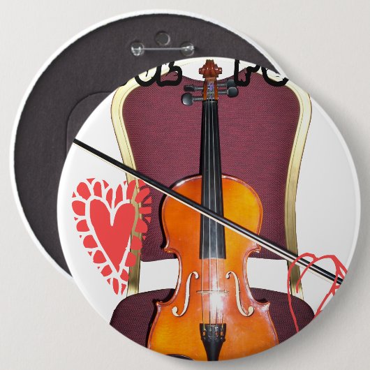 v love hakuna matata valentine 缶バッジ (正面&裏面)