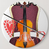 v love hakuna matata valentine 缶バッジ (正面)