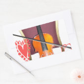 v love hakuna matata valentine 長方形シール (封筒)