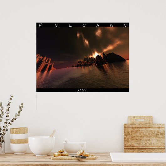 V O L C A N O ポスター (キッチン)
