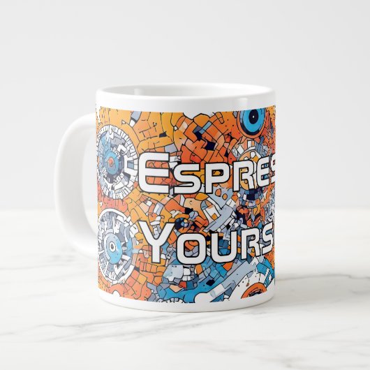 V-Pulse 2特殊マグカップ ジャンボコーヒーマグカップ (正面左)