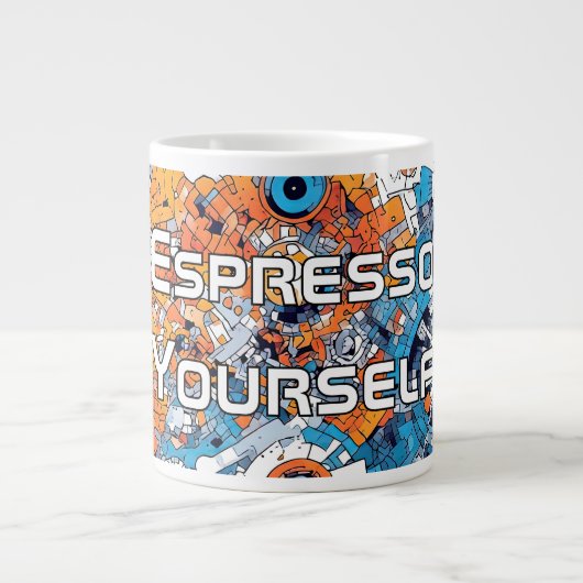 V-Pulse 2特殊マグカップ ジャンボコーヒーマグカップ (正面)