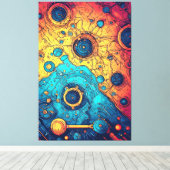 V-Pulse 7キャンバス印刷 キャンバスプリント (インサイチュ (ウッドフロア))