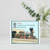 V&T鉄道稲生エンジン ポストカード (スタンド正面)