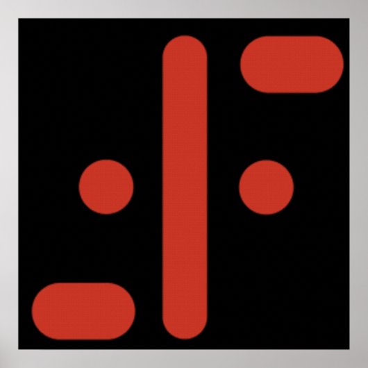 V the Visitors 1983ロゴ ポスター (正面)