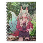 V Tuber, VTuber, Anime Forrest ノートブック (正面)