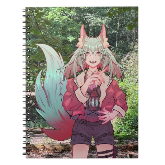 V Tuber, VTuber, Anime Forrest ノートブック (正面)