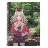 V Tuber, VTuber, Anime Forrest ノートブック (正面)