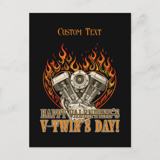 V-Twin’s Day for Chopper Lovers Make it personal!  シーズンポストカード (正面)