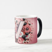 V Valentine Alphabet 3D モーフィングマグカップ (正面右)