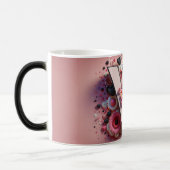 V Valentine Alphabet 3D モーフィングマグカップ (左)