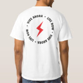 VAのボルトティー Tシャツ (裏面)